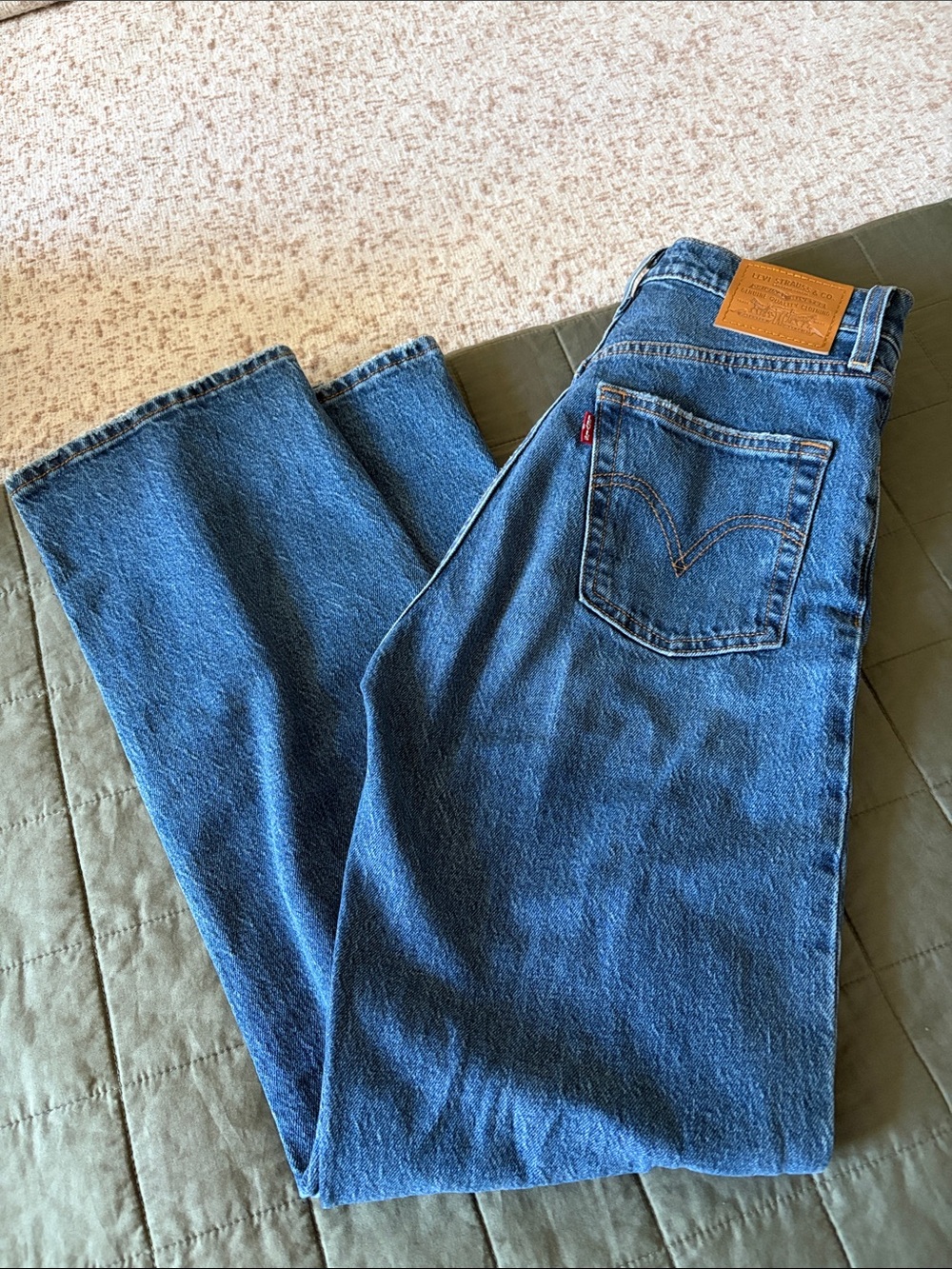 Levi's Men's Dark Blue Straight-Leg Jeans